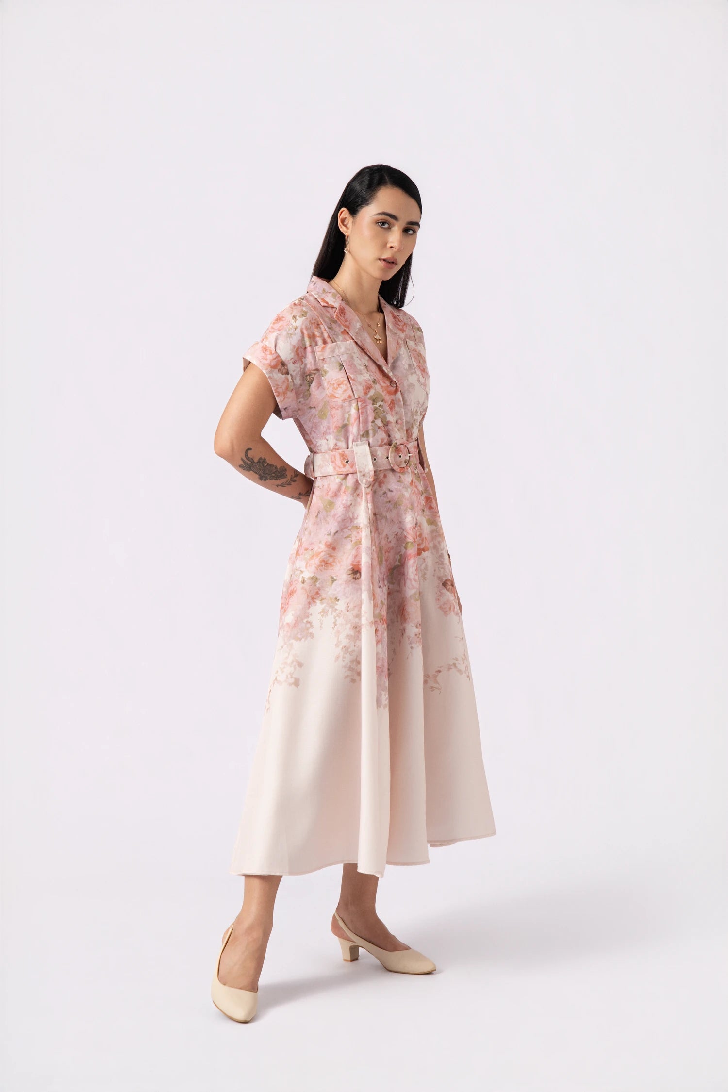 Maison Rose Dress - Rose Blush