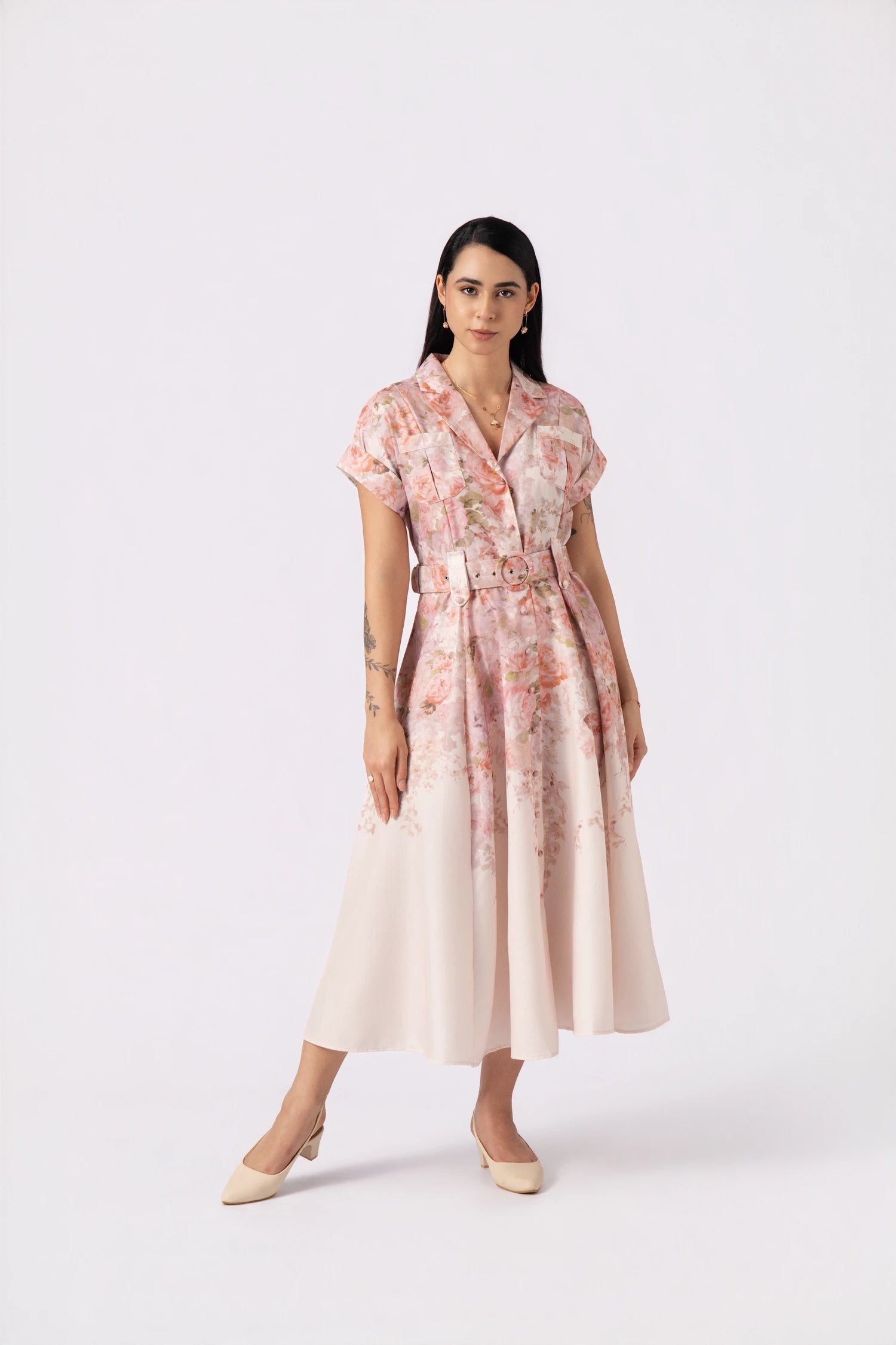 Maison Rose Dress - Rose Blush