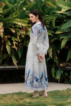 Rose Jardin Signature Dress - Blue