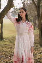 Rose Jardin Signature Dress - White