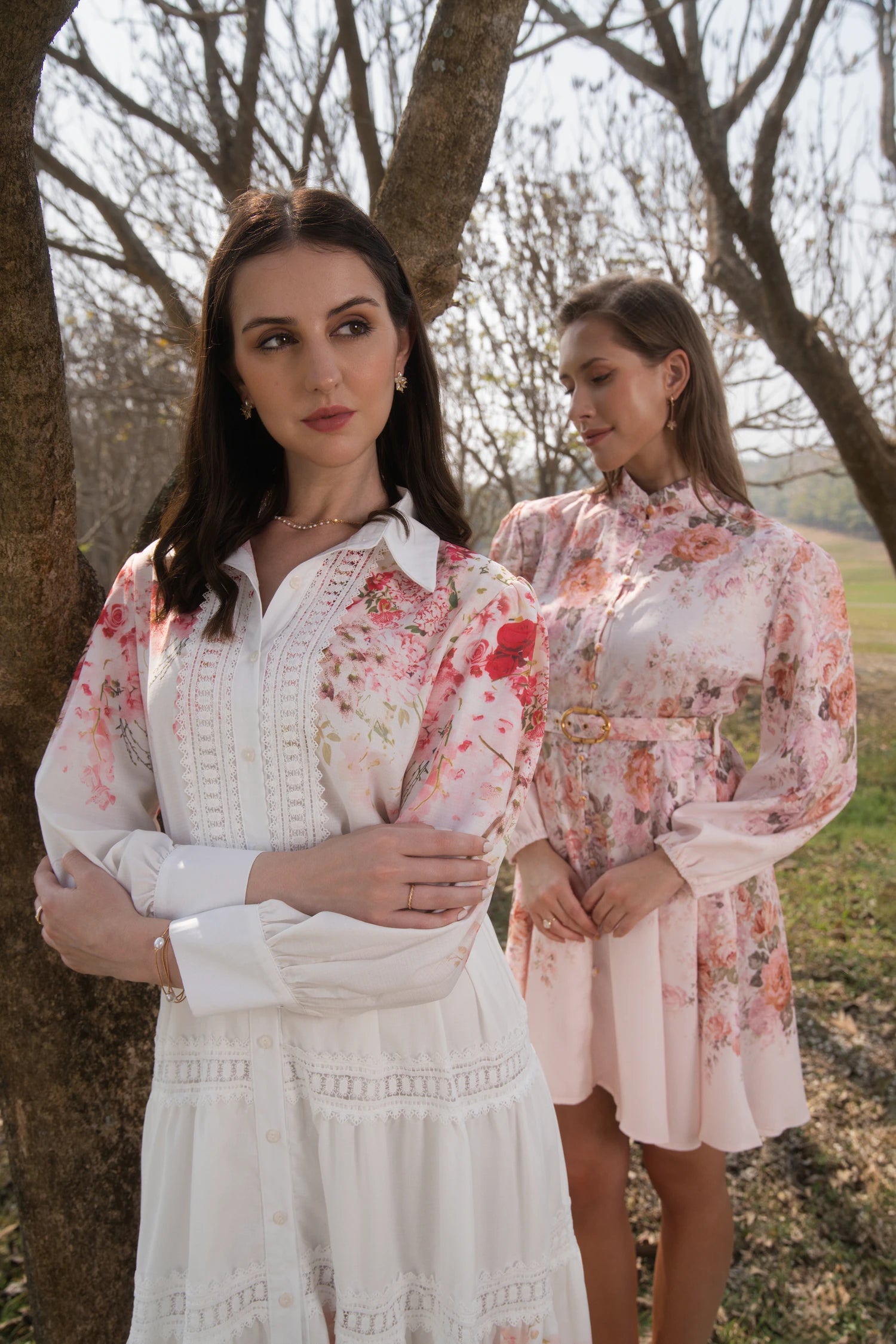 Rose Jardin Signature Dress - White