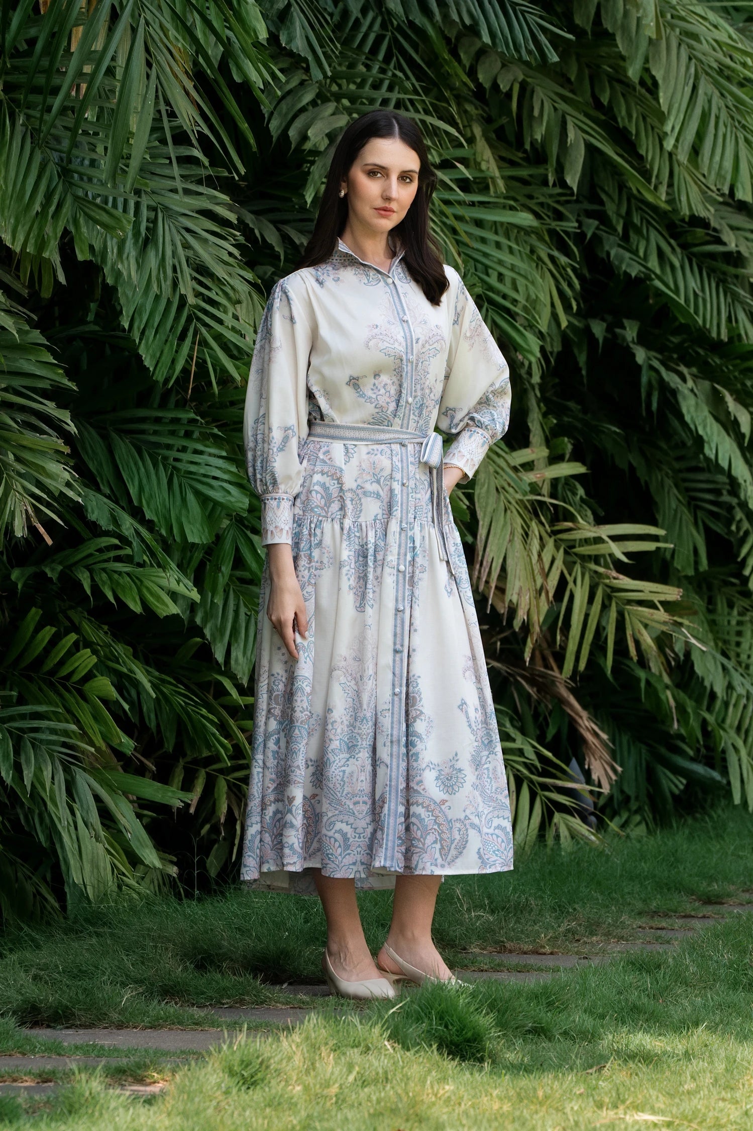 The Amalfi Paisley Dress