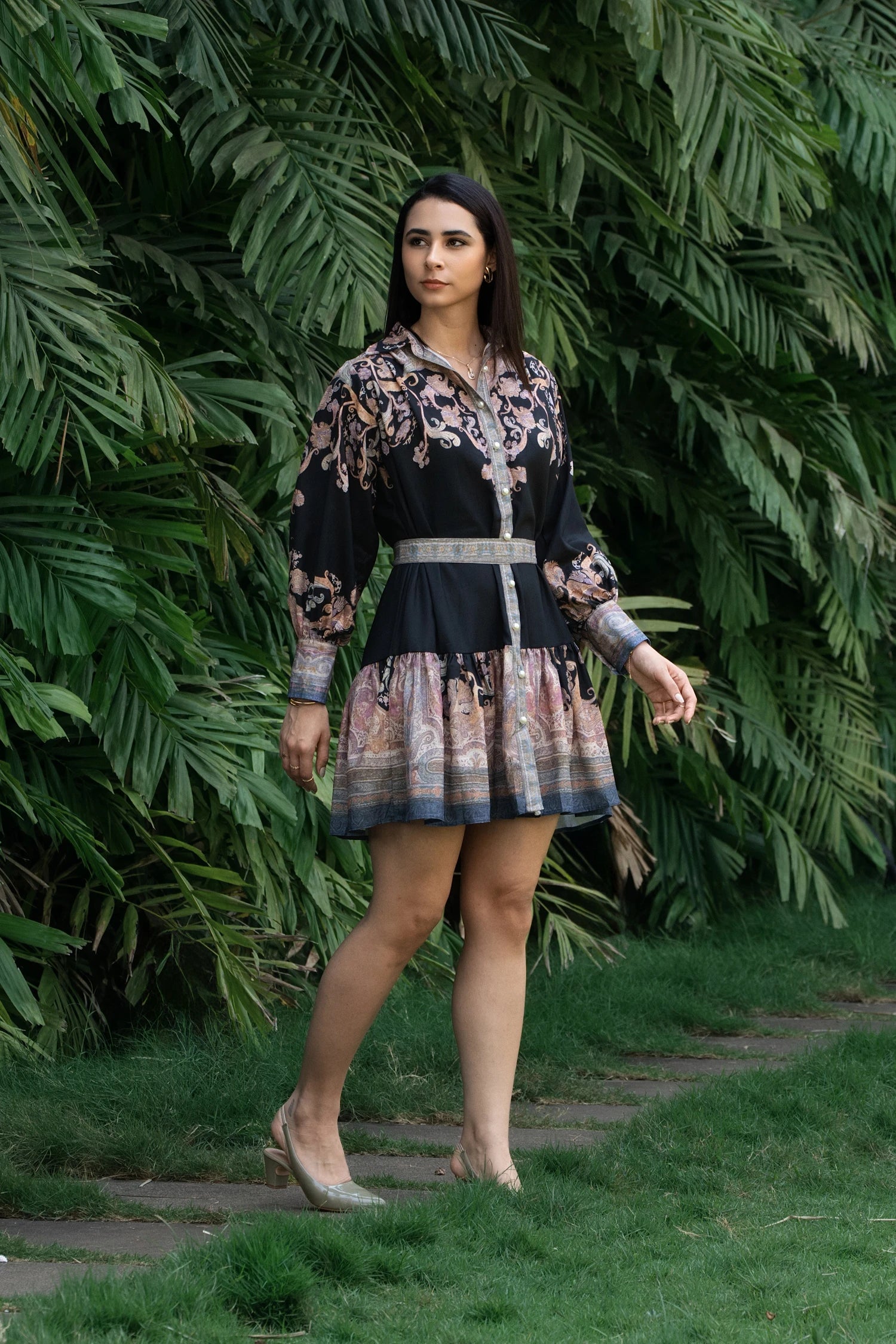 The Versailles Noir Dress - Black