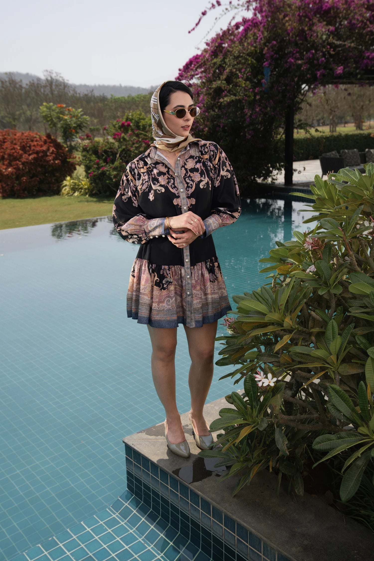 The Versailles Noir Dress - Black