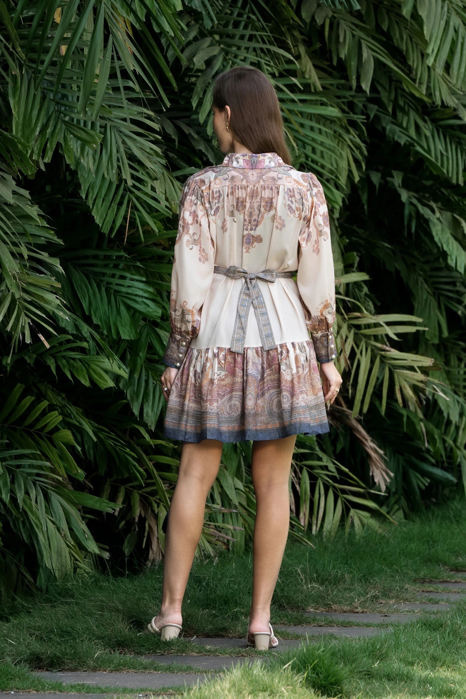 The Versailles Noir Dress - Blush Beige