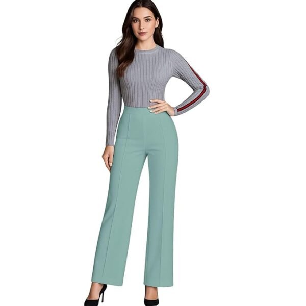 High Waist Wide Leg Women’s Trousers